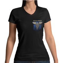 Load image into Gallery viewer, Women&#39;s Nursing Is A Work Of Heart - Blue - V-Neck
