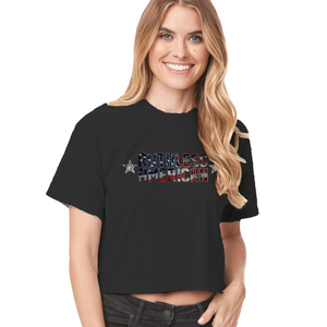 Women's Ruthless American Two Star - Crop Top