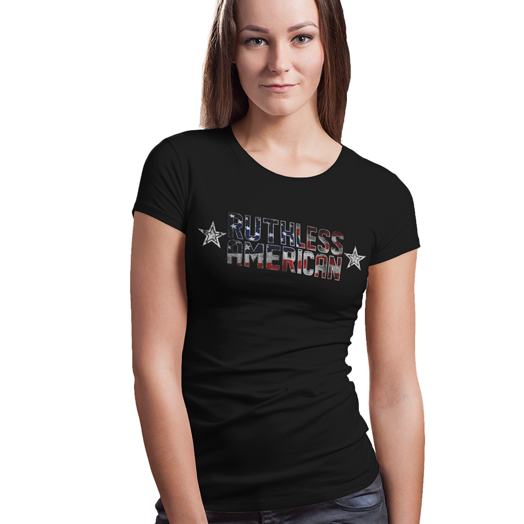 Women's Ruthless American Two Star - S/S Tee