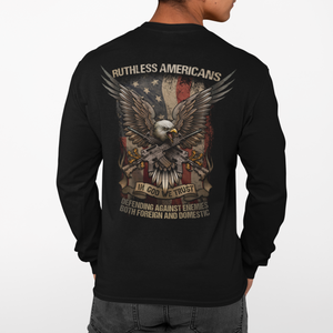 Ruthless Defender National Guard - L/S Tee