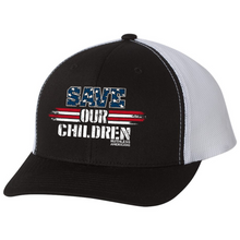 Load image into Gallery viewer, Save OUR Children Red White &amp; Blue - Ballcap
