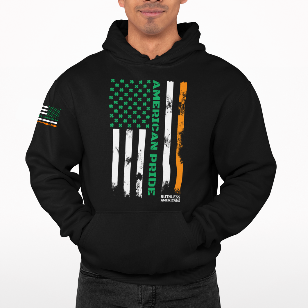 Irish Clover Flag - Pullover Hoodie