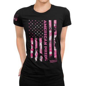 Women's American Pride Tactical Pink Camo - S/S Tee