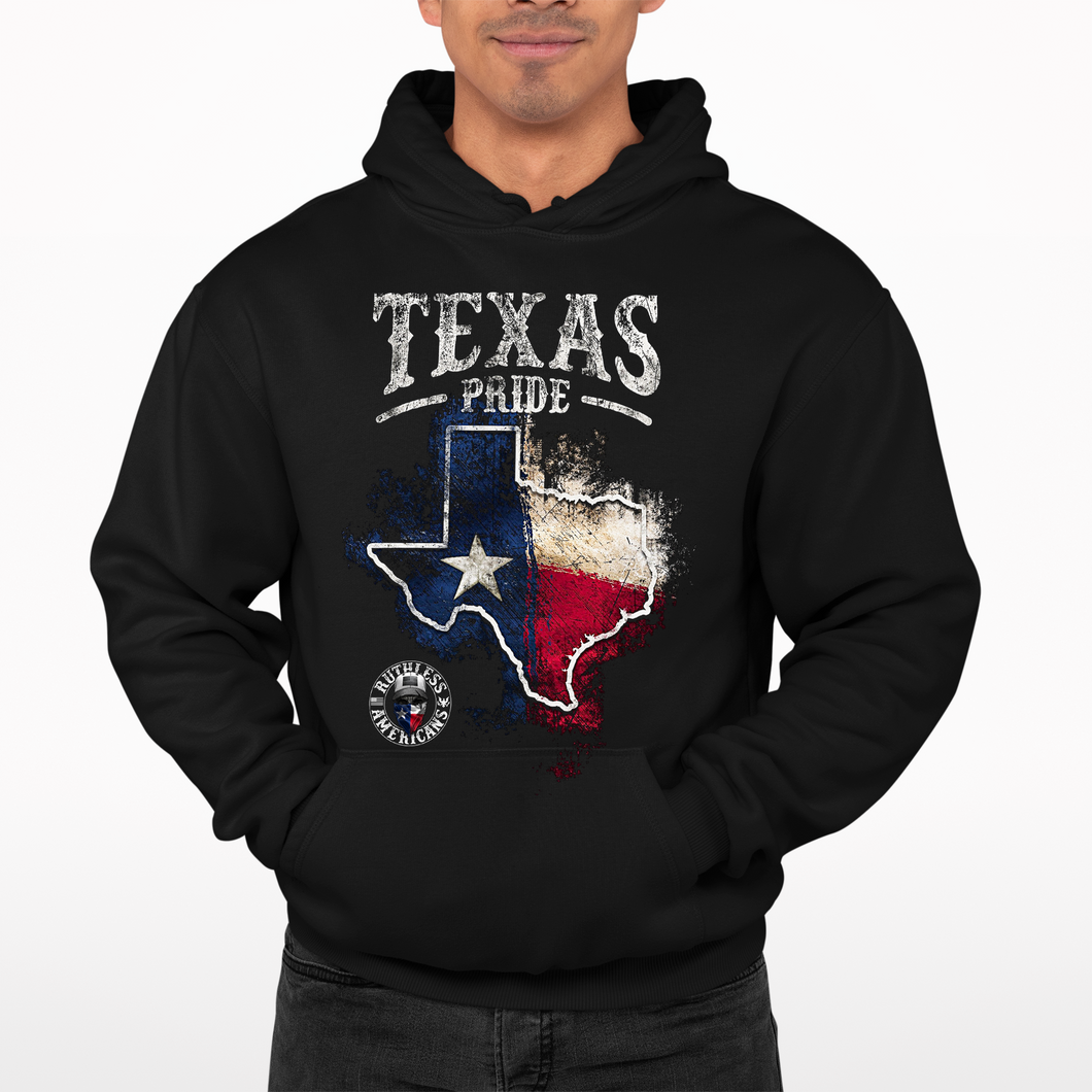 Texas Pride - Front Only - Pullover Hoodie