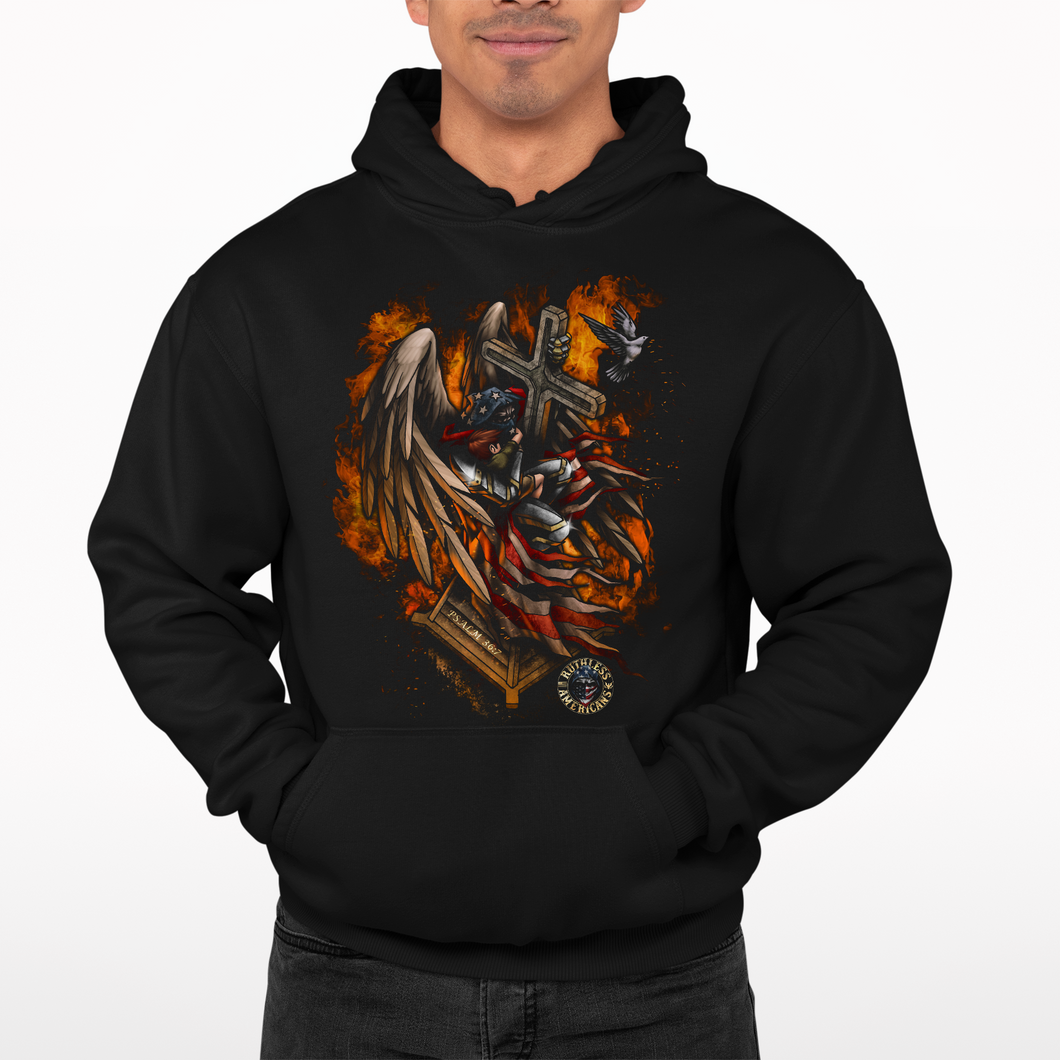 The Guardian Angel 2 - Front Only - Pullover Hoodie