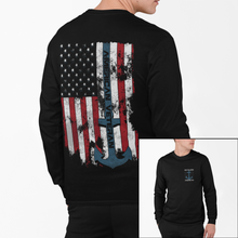 Load image into Gallery viewer, American Veteran - Navy - L/S Tee
