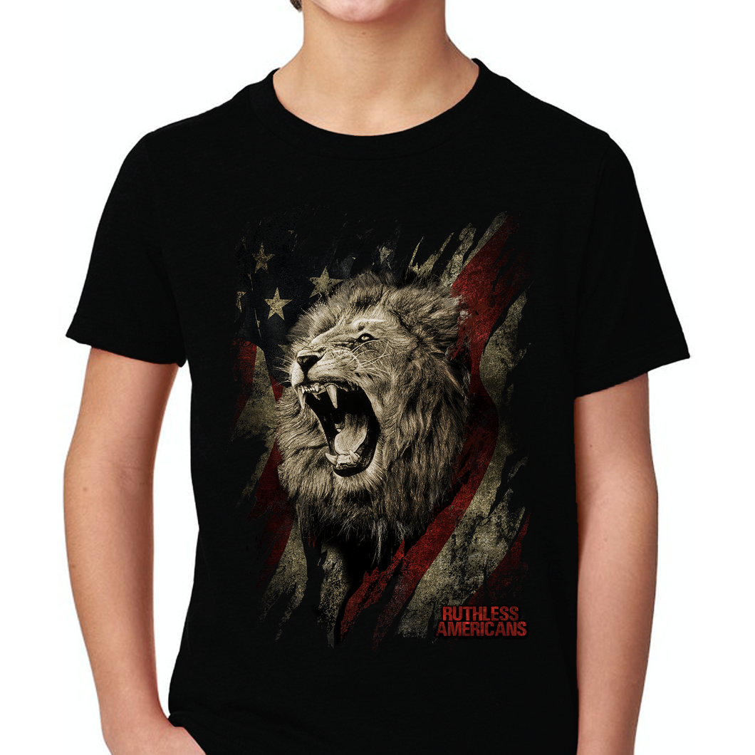 Youth We Are The Lions Front Only - S/S Tee