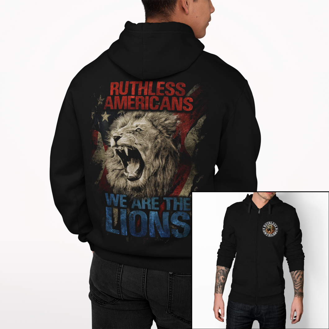 We Are The Lions - Zip-Up Hoodie