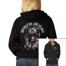 Load image into Gallery viewer, Women&#39;s Ruthless Americans Original - Zip-Up Hoodie
