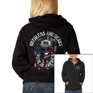 Women's Ruthless Americans Original - Zip-Up Hoodie