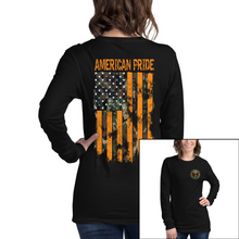 Load image into Gallery viewer, Women&#39;s American Pride Camouflage - L/S Tee
