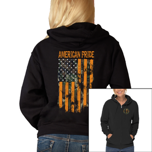 Women's American Pride Camouflage - Zip-Up Hoodie