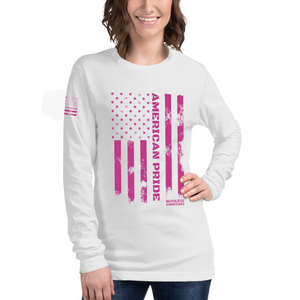 Women's American Pride Tactical Colored Flag - L/S Tee