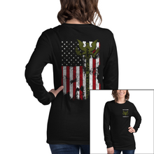 Load image into Gallery viewer, Women&#39;s American Veteran - Army - L/S Tee
