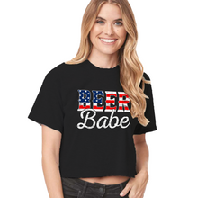 Load image into Gallery viewer, Women&#39;s Beer Babe - Crop Top
