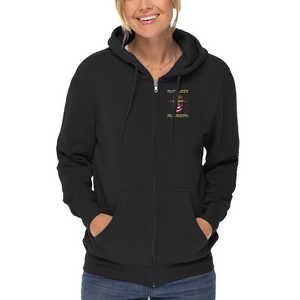 Women's Blessed Are The Peacemakers - Sheriff - Zip-Up Hoodie