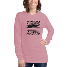 Load image into Gallery viewer, Women&#39;s Brush Flag - L/S Tee
