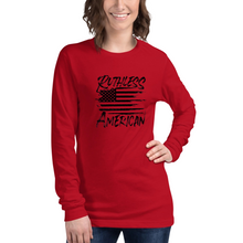 Load image into Gallery viewer, Women&#39;s Brush Flag - L/S Tee
