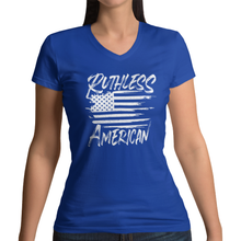 Load image into Gallery viewer, Women&#39;s Brush Flag - V-Neck
