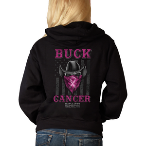 Women's Buck Cancer Bandit - Cowboy - Zip-Up Hoodie