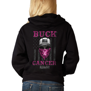 Women's Buck Cancer Bandit - Zip-Up Hoodie