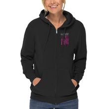 Load image into Gallery viewer, Women&#39;s Buck Cancer Flag - Zip-Up Hoodie
