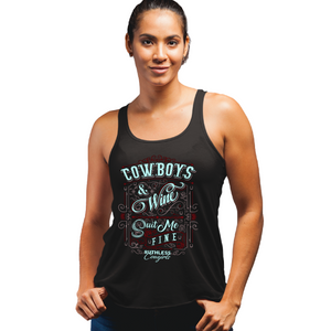 Women's Cowboys & Wine - Tank Top
