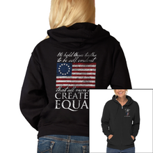 Load image into Gallery viewer, Women&#39;s Created Equal - Zip-Up Hoodie
