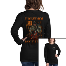 Load image into Gallery viewer, Women&#39;s Freedom Isn&#39;t Free - L/S Tee
