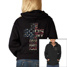Load image into Gallery viewer, Women&#39;s God&#39;s Country - Zip-Up Hoodie
