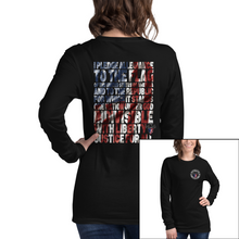 Load image into Gallery viewer, Women&#39;s I Pledge Allegiance - Cowboy L/S Tee
