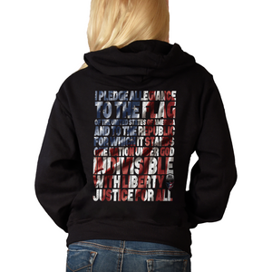 Women's I Pledge Allegiance - American Pullover Hoodie