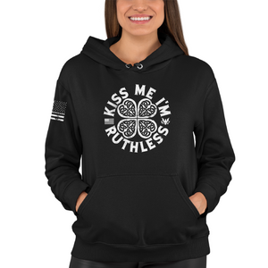 Women's Kiss Me I'm Ruthless - Pullover Hoodie