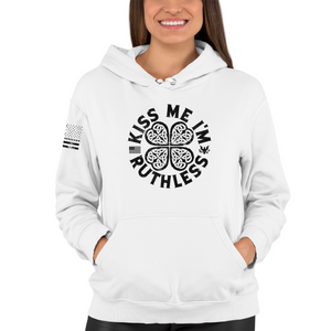 Women's Kiss Me I'm Ruthless - Pullover Hoodie