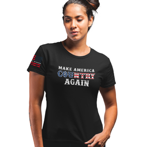 Women's Make America Country Again Flag - S/S Tee