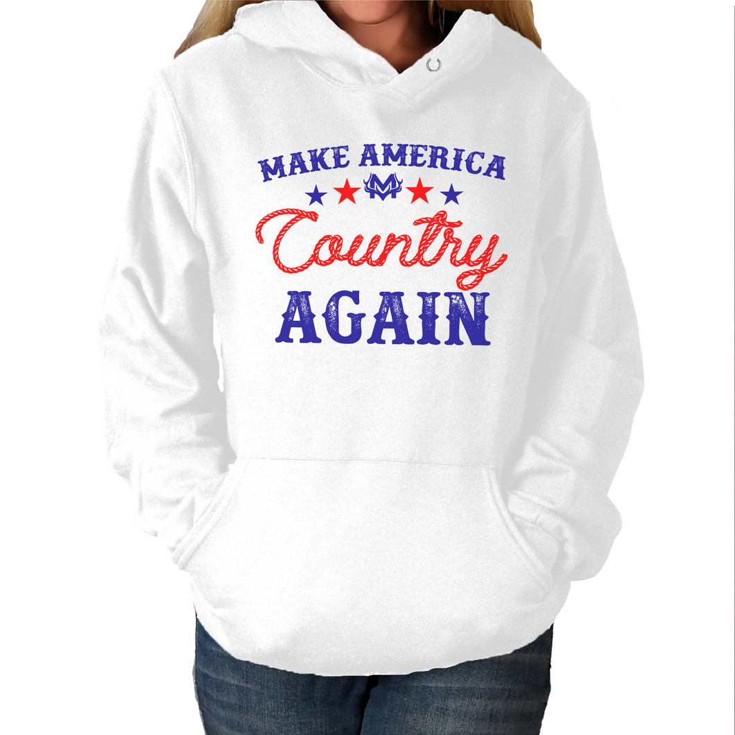 Women's Make America Country Again - Pullover Hoodie