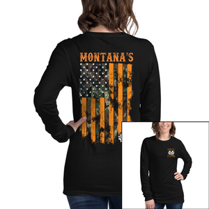 Women's Montana's Camouflage - L/S Tee