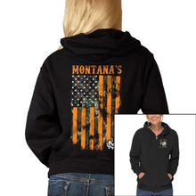 Load image into Gallery viewer, Women&#39;s Montana&#39;s Camouflage - Zip-Up Hoodie
