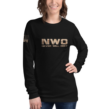 Load image into Gallery viewer, Women&#39;s Never Will Obey - Camo - L/S Tee
