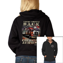 Load image into Gallery viewer, Women&#39;s One Load At A Time - Zip-Up Hoodie

