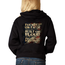 Load image into Gallery viewer, Women&#39;s Protected By Patriots - Pullover Hoodie
