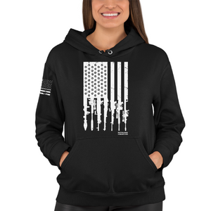 Women's Rifle Flag - Pullover Hoodie