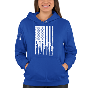 Women's Rifle Flag - Pullover Hoodie