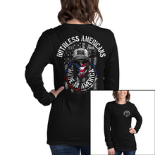 Load image into Gallery viewer, Women&#39;s Ruthless Americans Original - American L/S Tee
