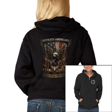 Load image into Gallery viewer, Women&#39;s Ruthless Defender Air Force - Zip-Up Hoodie

