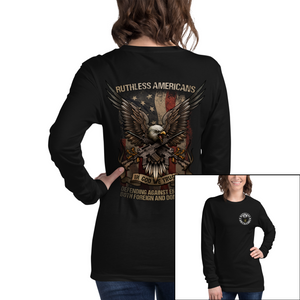 Women's Ruthless Defender Army - L/S Tee
