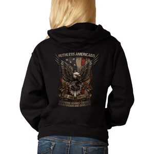 Women's Ruthless Defender Coast Guard - Zip-Up Hoodie