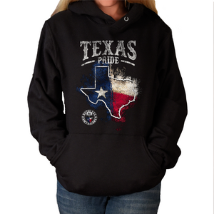 Women's Texas Pride - Front Only - Pullover Hoodie
