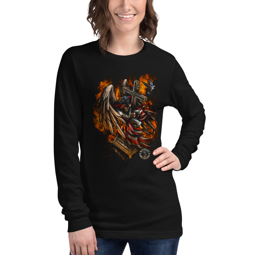Women's The Guardian Angel 2 - Front - L/S Tee