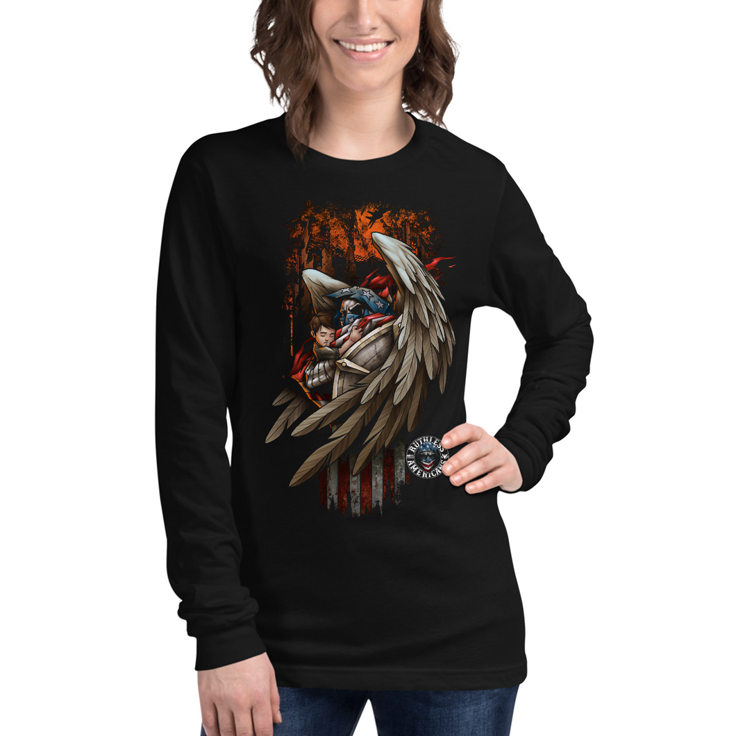 Women's The Guardian Angel - Front - L/S Tee